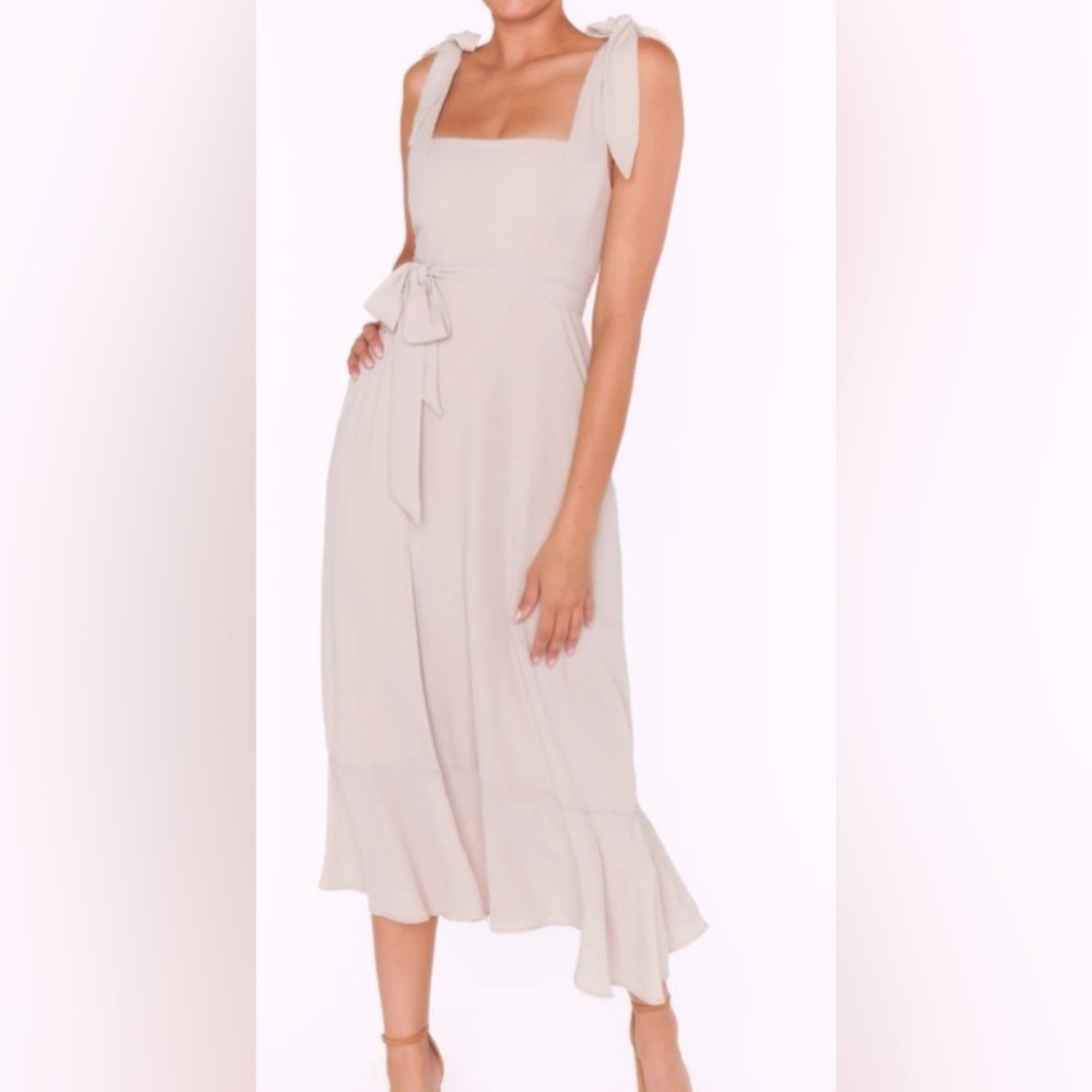 NIP SHOW ME YOUR MUMU Claire MIDI Dress / Show Me The Ring / Small